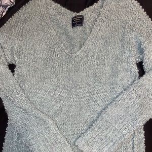 Abercrombie & Fitch sweater, size small, light blue